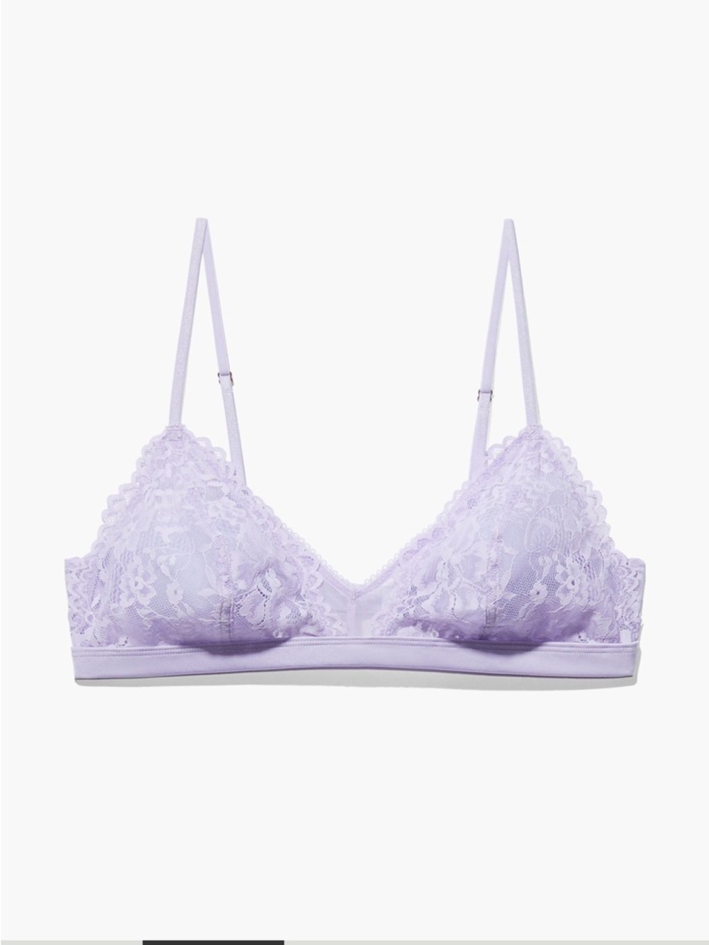 Savage X Fenty Lavender Lace Triangle Bralette XL